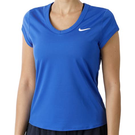 indigo blauw tennis shirt nike dames|Blue Tennis Shirts .